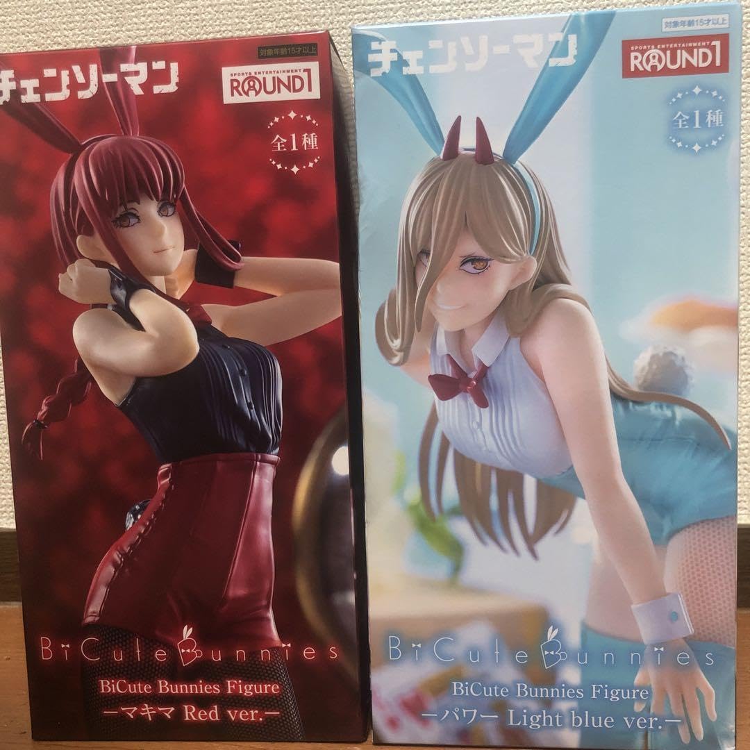 チェンソーマン ラウンドワン限定 フィギュア マキマ パワー バニー Amazon.co.jp: マキマ パワー ラウンドワン限定フィギュア